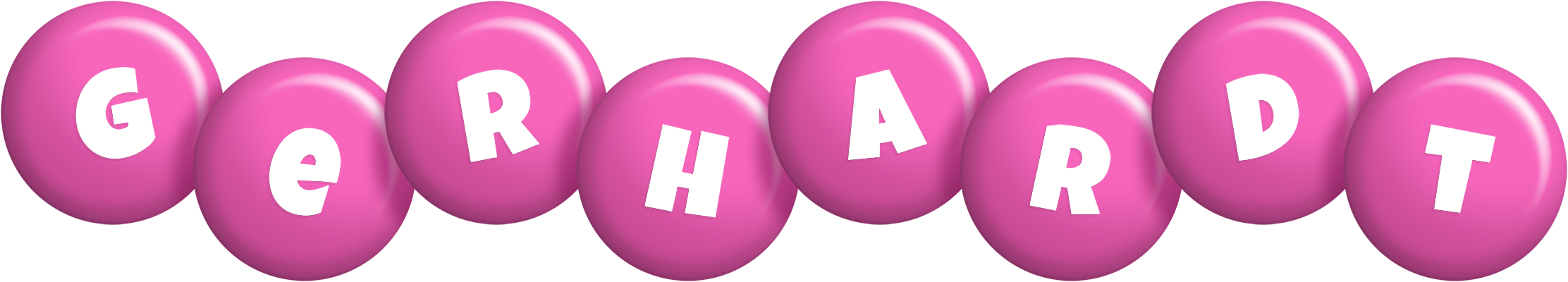 Gerhardt candy-pink logo