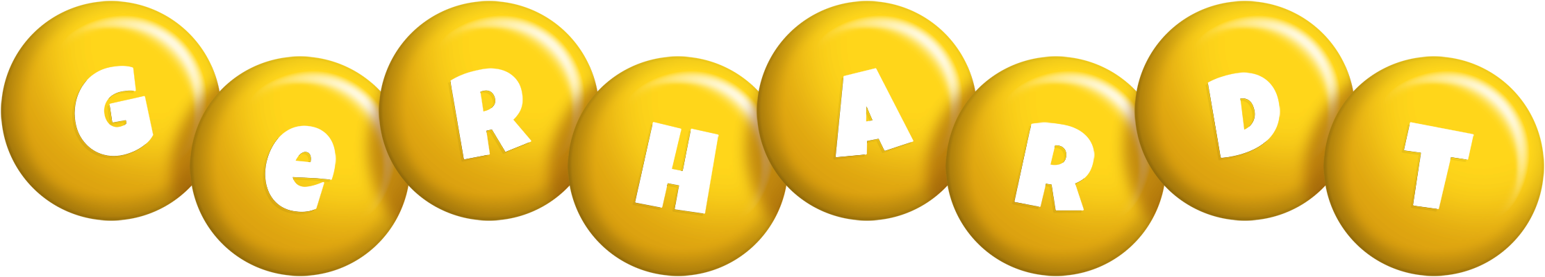 Gerhardt candy-yellow logo