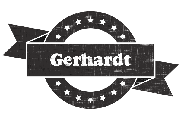 Gerhardt grunge logo