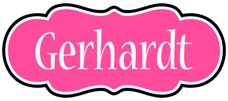 Gerhardt invitation logo