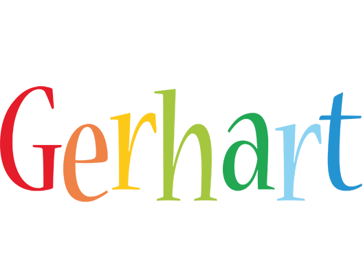 Gerhart birthday logo