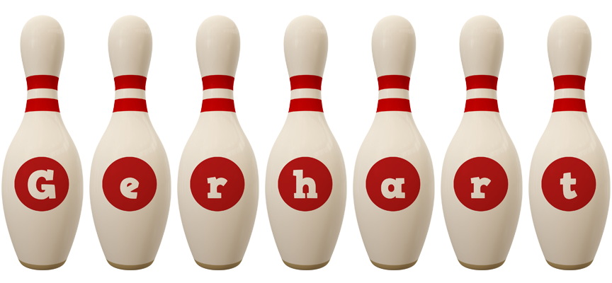 Gerhart bowling-pin logo