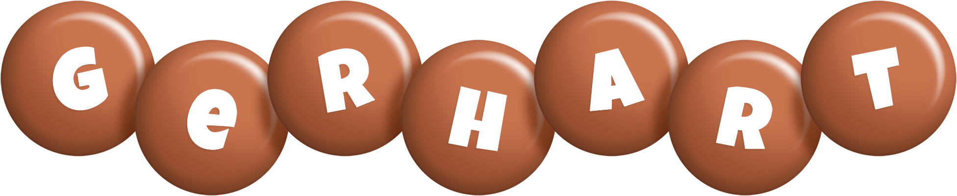 Gerhart candy-brown logo