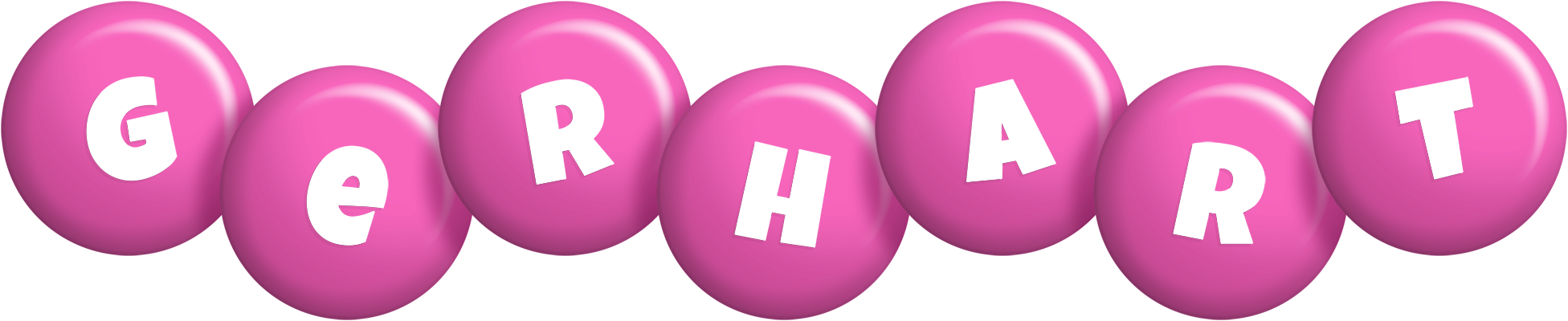 Gerhart candy-pink logo