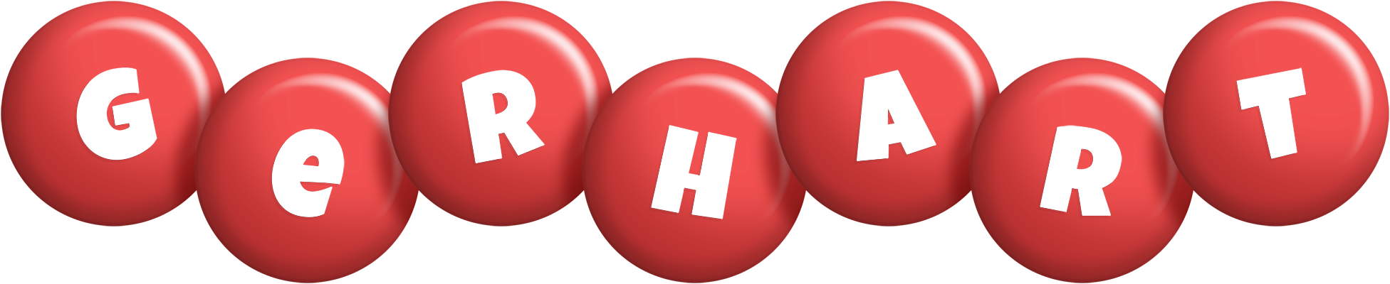 Gerhart candy-red logo