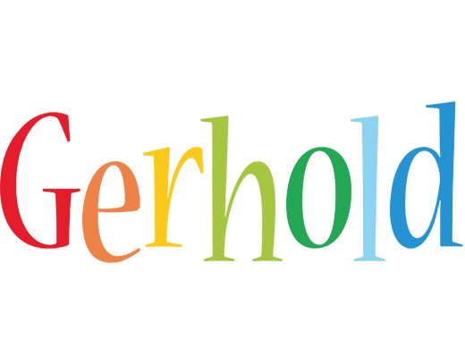 Gerhold birthday logo