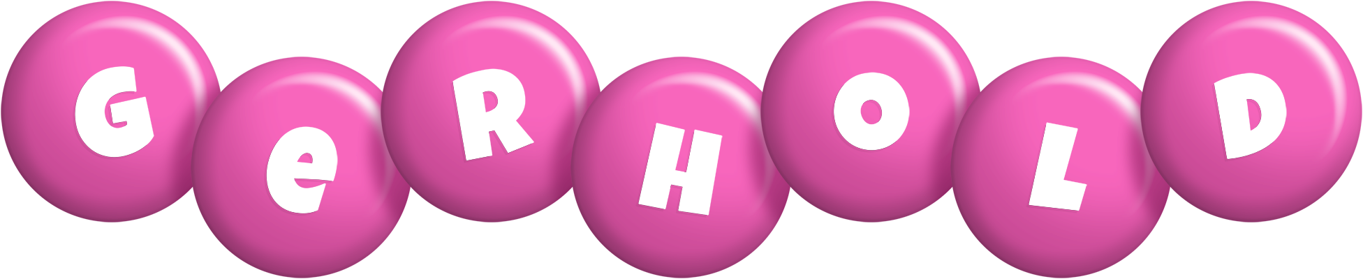 Gerhold candy-pink logo