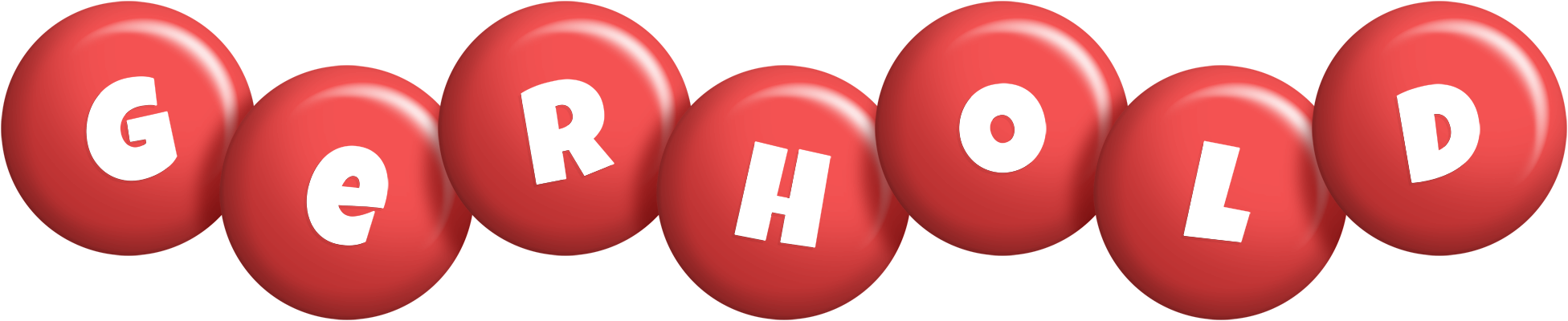 Gerhold candy-red logo