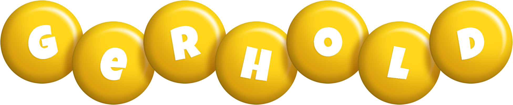 Gerhold candy-yellow logo