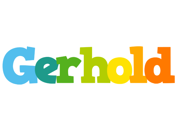 Gerhold rainbows logo