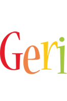 Geri birthday logo