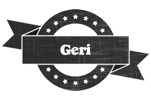 Geri grunge logo