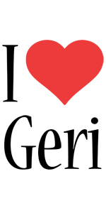 Geri i-love logo