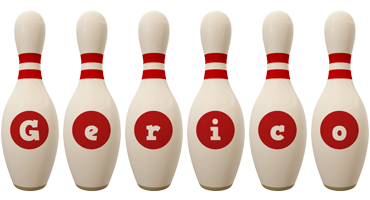 Gerico bowling-pin logo