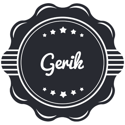 Gerik badge logo