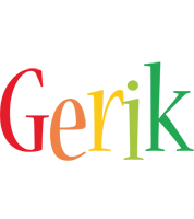 Gerik birthday logo