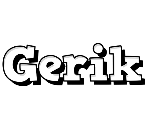 Gerik snowing logo