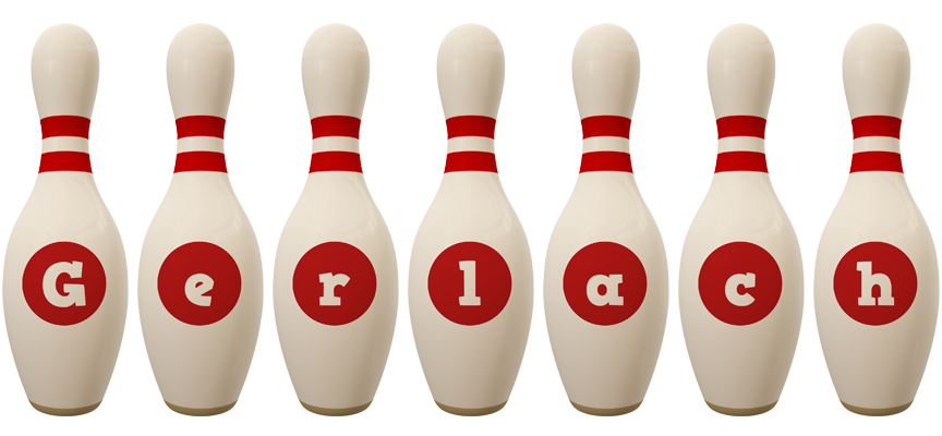 Gerlach bowling-pin logo