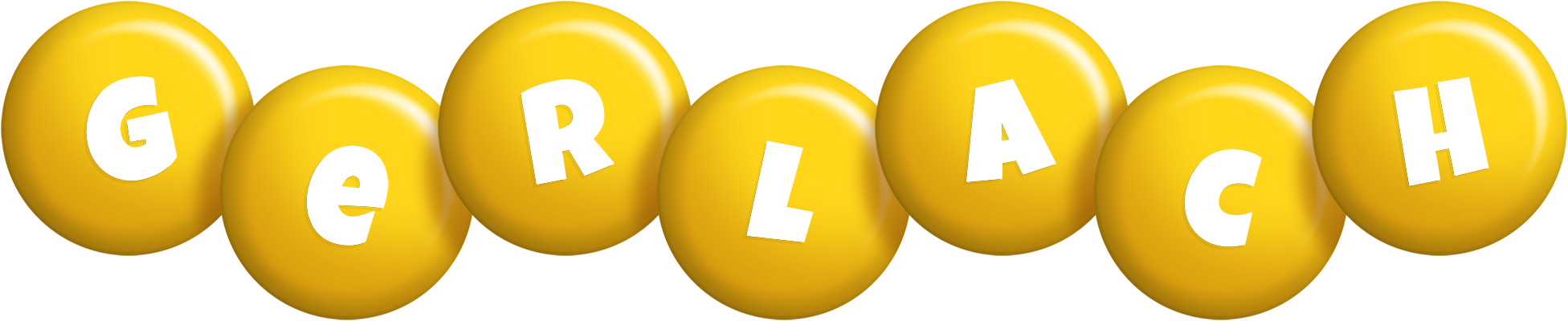 Gerlach candy-yellow logo