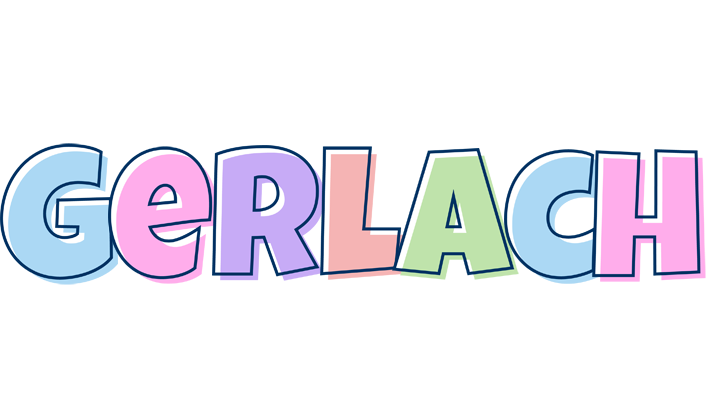 Gerlach pastel logo