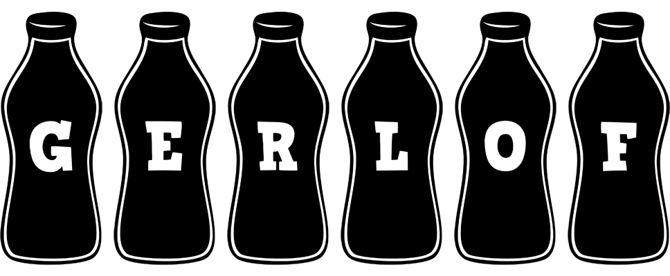 Gerlof bottle logo