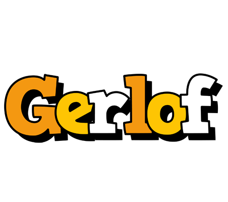 Gerlof cartoon logo