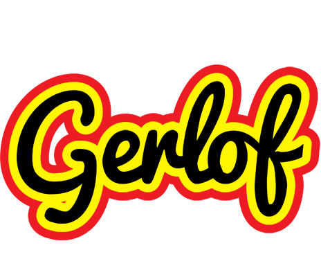Gerlof flaming logo