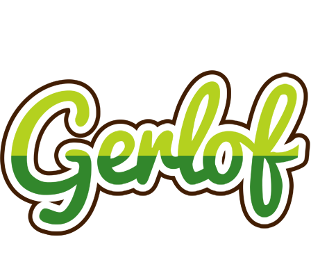 Gerlof golfing logo