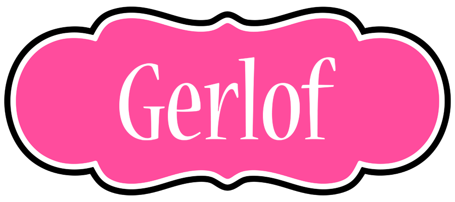 Gerlof invitation logo