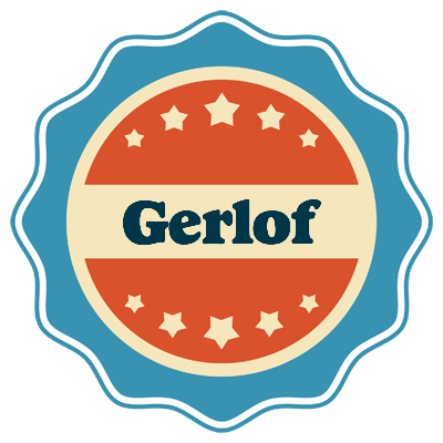 Gerlof labels logo
