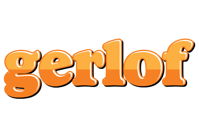 Gerlof orange logo