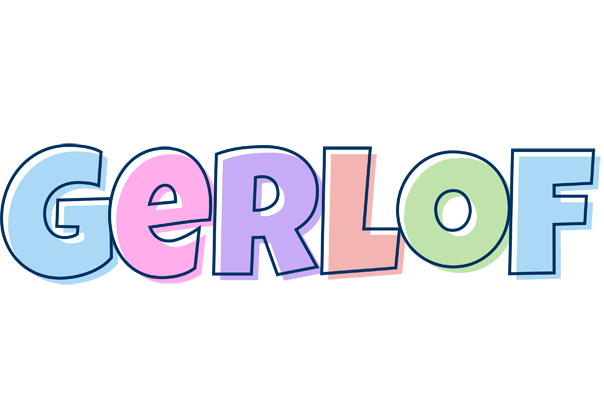 Gerlof pastel logo