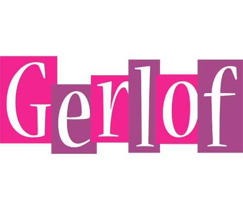 Gerlof whine logo