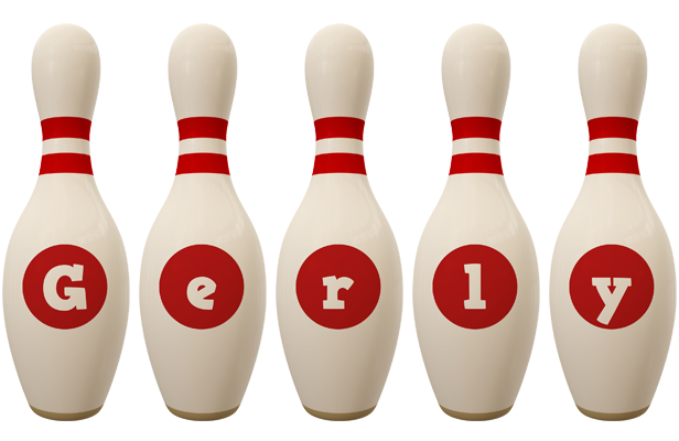 Gerly bowling-pin logo