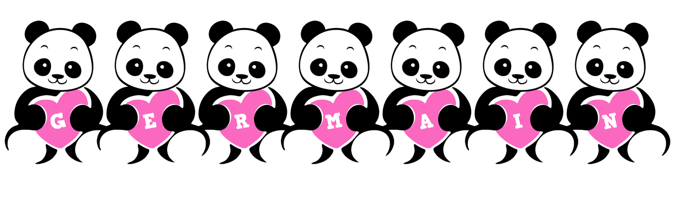 Germain love-panda logo