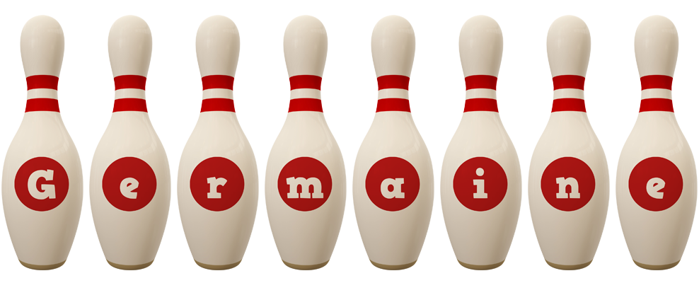 Germaine bowling-pin logo