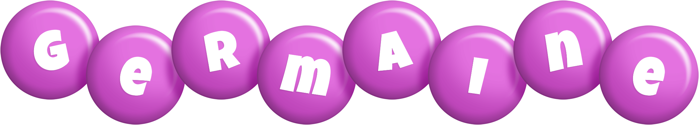 Germaine candy-purple logo