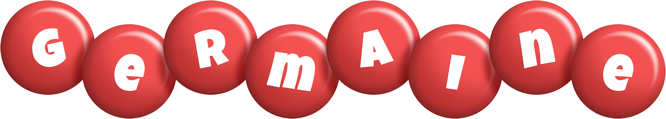 Germaine candy-red logo