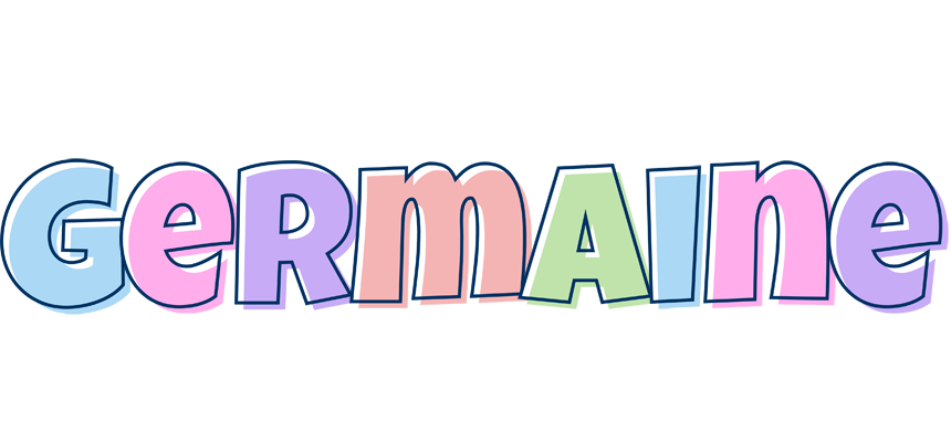 Germaine pastel logo