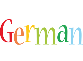 German birthday logo
