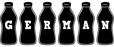 German bottle logo