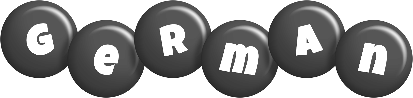 German candy-black logo