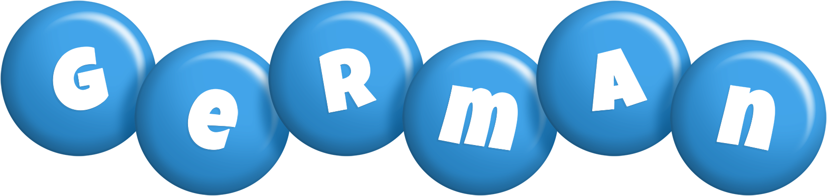 German candy-blue logo