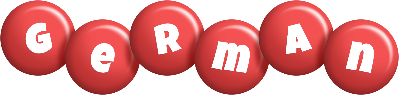 German candy-red logo