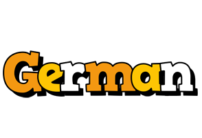 German cartoon logo