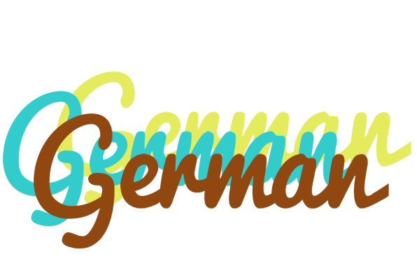 German cupcake logo