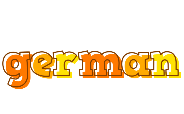 German desert logo
