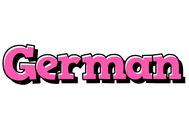 German girlish logo