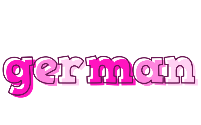 German hello logo