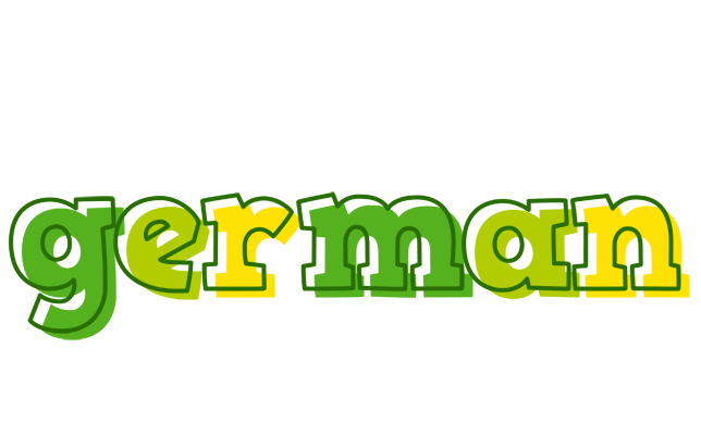 German juice logo
